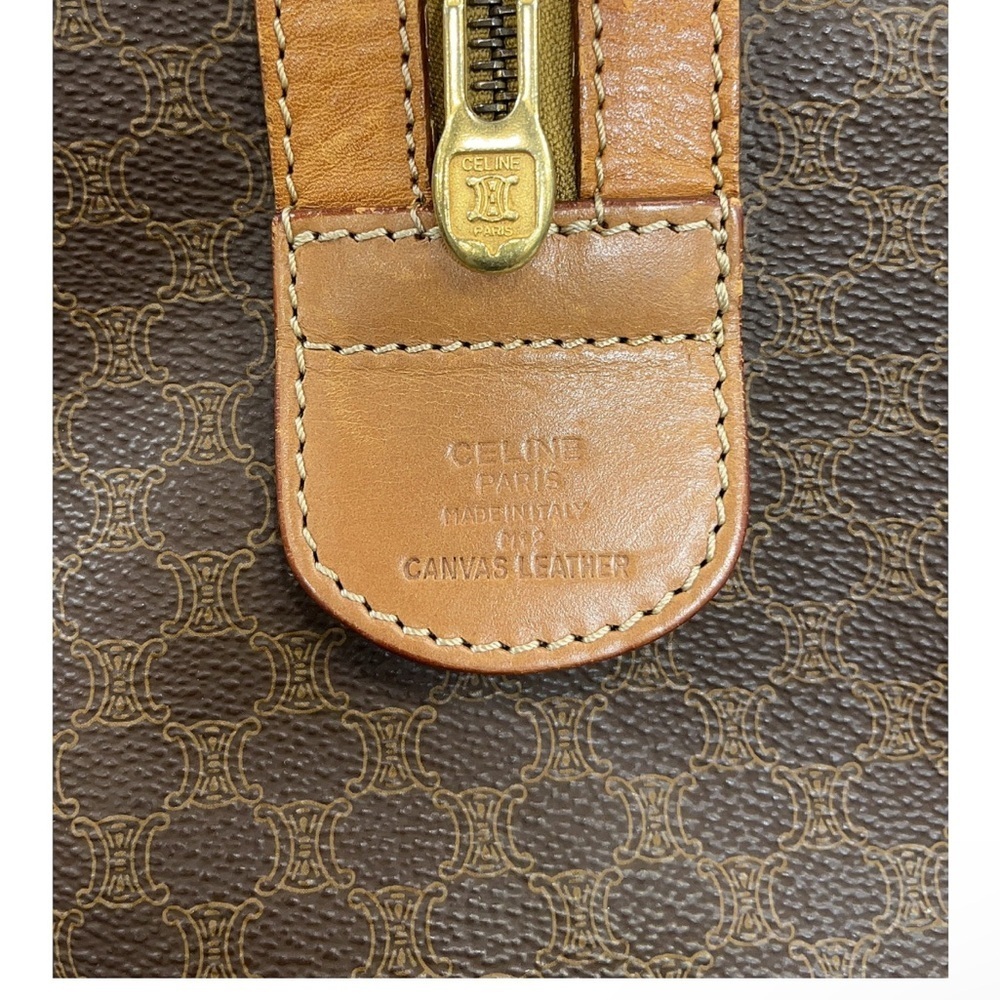 Celine Brown XL Macadam Weekender Bag - Picture 3 of 12